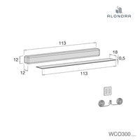 Kit co-sleeping para berço Crea Due e Crea Tre 70x140 cm · WCO300-70