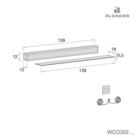 Co-sleeping kit for baby cots Auna 70x140 cm · WCO302-70