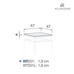 Top lid for 1 module Modular chest · WT201-G30