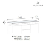 Top lid for 2 modules Modular chest · WT203L