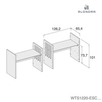 Fussteil zu trennen Verwandelbares Babybett Duplo · WTS1220