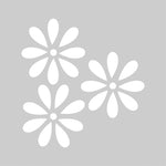 Wall decals - 3 little flowers