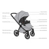 Duo-Kinderwagen LEBEBE ALONDRA von MOMON Grau