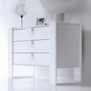 White gloss lacquered chest (117cm) · D233