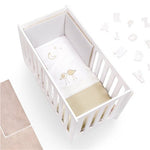 Couvre lit pour lit bébé 60x120 cm beige · 605-202