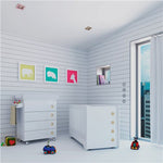 Baby cot 60x120 cm ORBIT (colour of your choice) Alondra - C158
