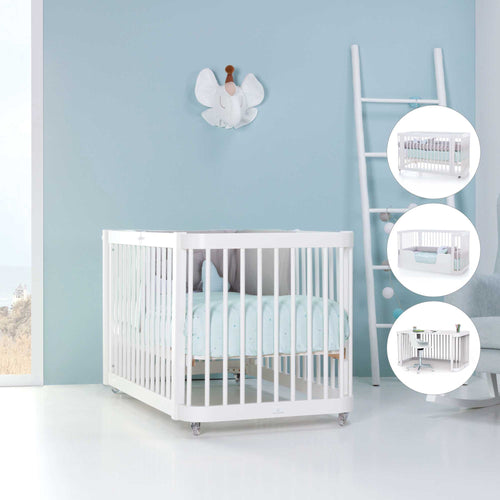 Done by Deer - Baby cot 70 x 140 cm White - Hajdi