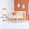 Lit bébé-Lit d'enfant 70x140 cm (3in1) en bois · Crea Due Nomad C300-M5000